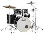 Pearl Export 5 Piece Drum Set With Hardware Black